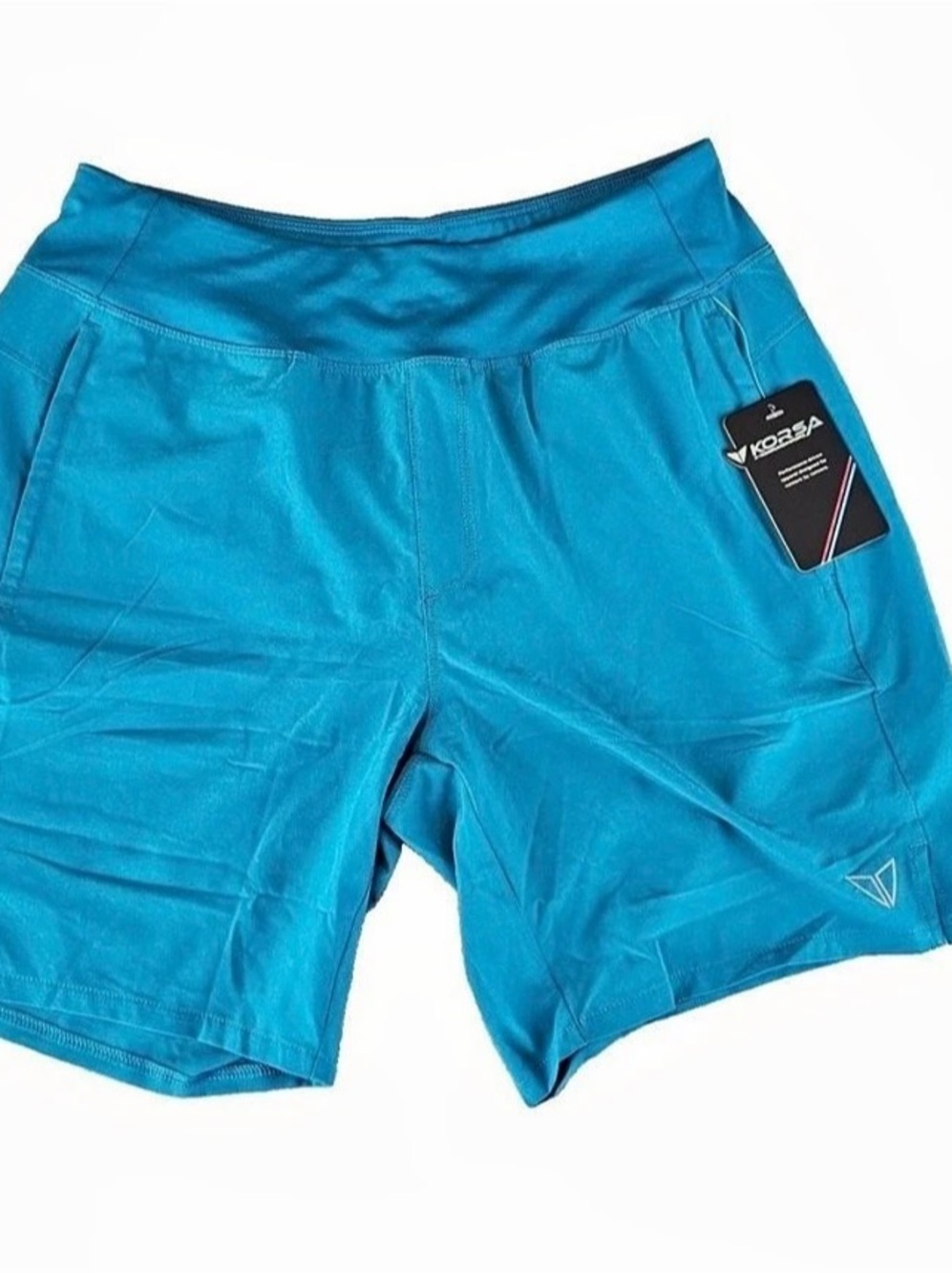 Korsa Cruise 7" Short Athletic Shorts in Blue Size Small NWT